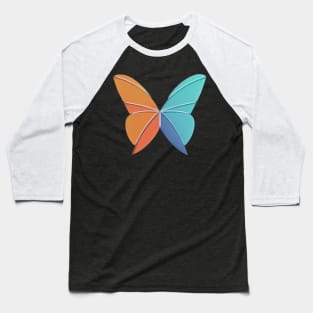Butterfly Flight - Minimalist butterfly design for the environment Baseball T-Shirt